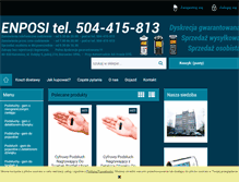 Tablet Screenshot of enposi.pl